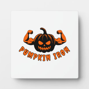 Pumpkin Iron Plaque