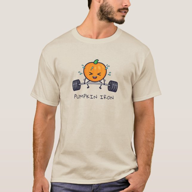 Pumpkin Iron Pun T-Shirt (Front)