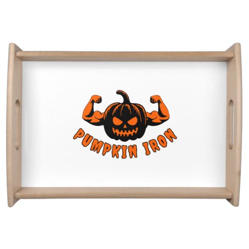 Pumpkin Iron  Serving Tray