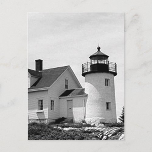 Pumpkin Island Lighthouse Postcard