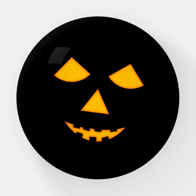 Pumpkin Jack o Lantern Custom Halloween Costume Paperweight (Front)