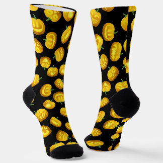 Pumpkin Jack-o-Lanterns Halloween  Socks