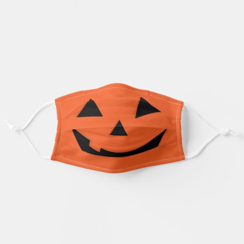 Pumpkin Jack OLantern Halloween Adult Cloth Face Mask