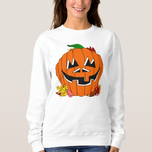 Pumpkin Jack O'Lantern Sweatshirt (Front)