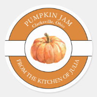 Pumpkin Jam Label