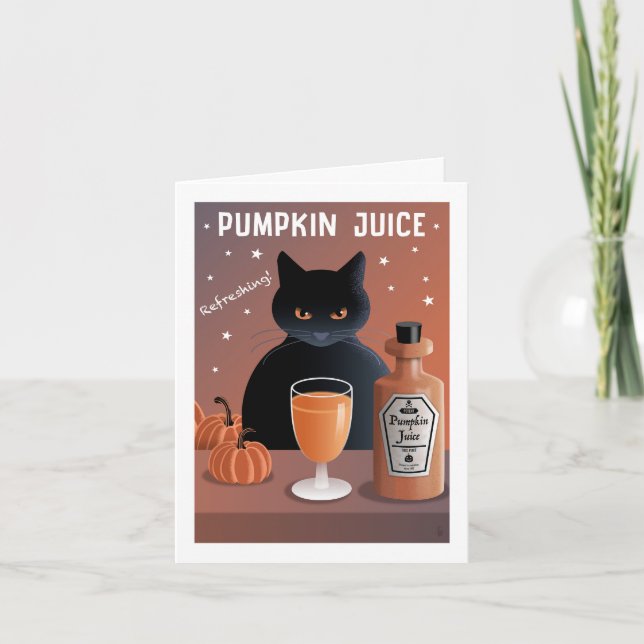 Pumpkin Juice Card (Front)