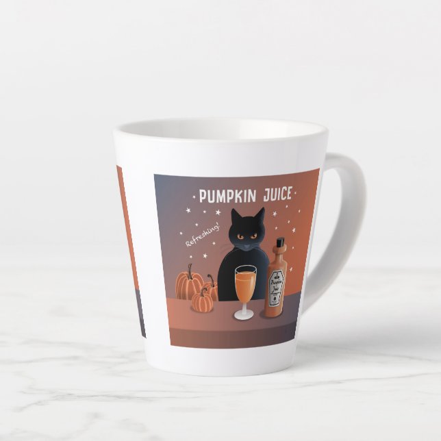 Pumpkin Juice Latte Mug (Right Angle)