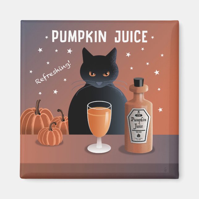 Pumpkin Juice Magnet (Front)
