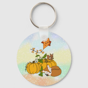 pumpkin keychain