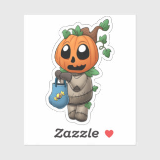 Pumpkin Kid Sticker