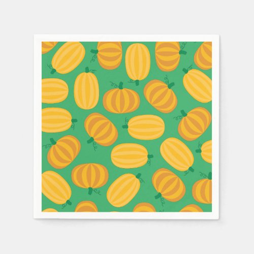 Pumpkin Kids Birthday Party Napkins