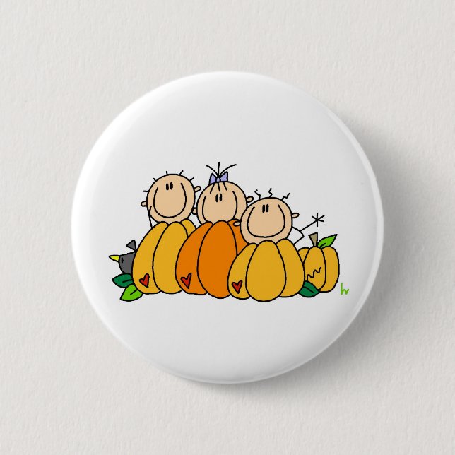Pumpkin Kids Button (Front)