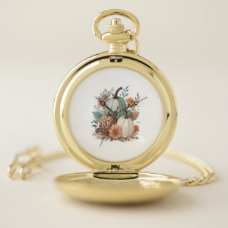 Pumpkin Kids Halloween Pocket Watch