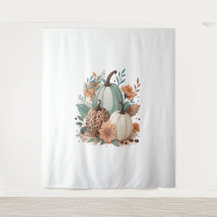 Pumpkin Kids Halloween Tapestry