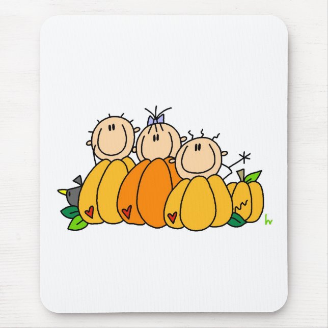Pumpkin Kids Mouse Pad (Front)