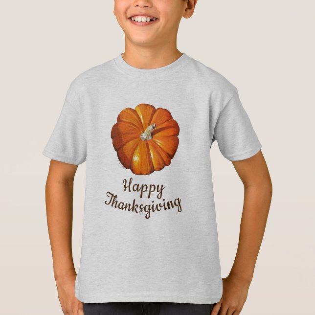 Pumpkin Kid's T-Shirt  (Front)