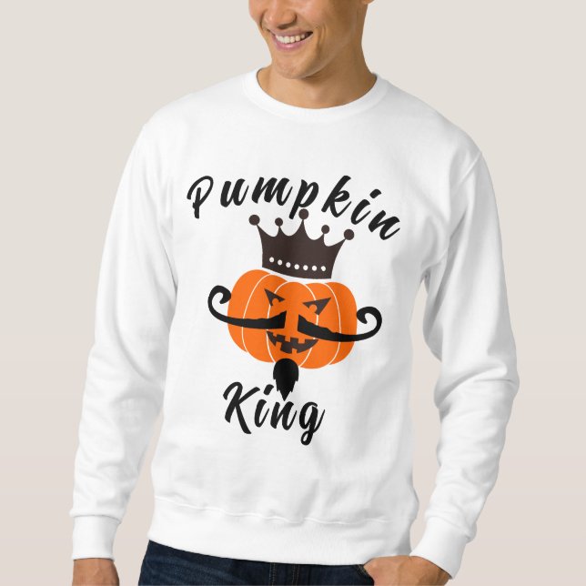 Pumpkin King Halloween Shirt Pumpkin Hoodie Design (Front)