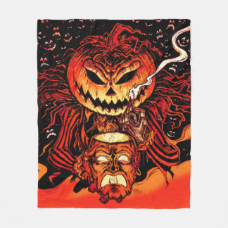 Pumpkin King Lord O’ Lanterns Halloween Fleece Blanket