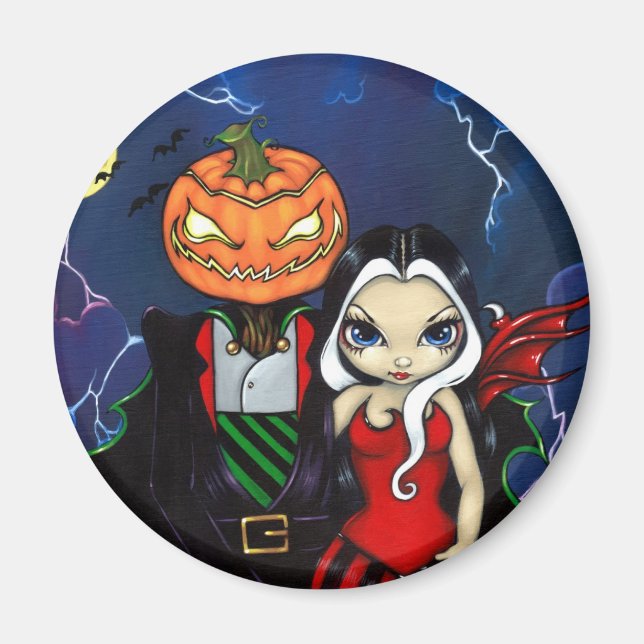 "Pumpkin King's Night Out" Magnet (Front)
