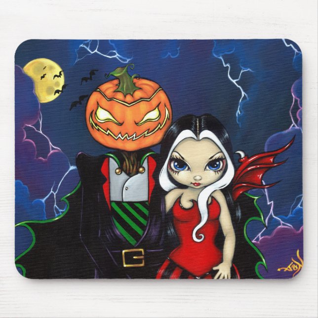 "Pumpkin King's Night Out" Mousepad (Front)