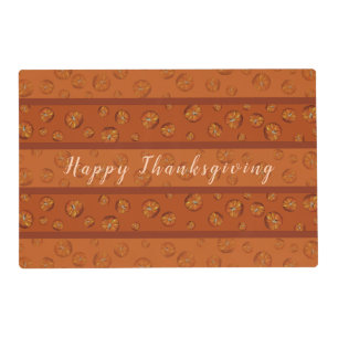 Pumpkin Laminated Placemats