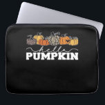 Pumpkin Leopard Fall Women Cute Autumn Season Than Laptop Sleeve<br><div class="desc">Pumpkin Leopard Fall Women Cute Autumn Season Thanksgiving Classic T-Shirt</div>