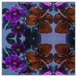 Pumpkin Lily in the Round Fabric