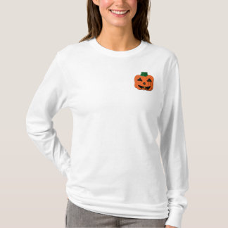 Pumpkin Long-Sleeved Women's T-Shirt