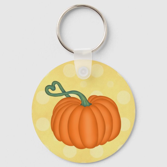 Pumpkin Love Keychain (Front)