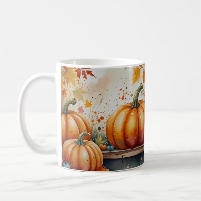 Pumpkin Lovers Coffee Mug (Left)