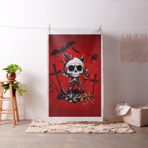 Pumpkin Magic and Bone Fun.  Fabric