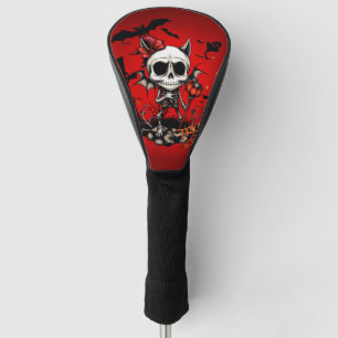 Pumpkin Magic and Bone Fun. Golf Head Cover