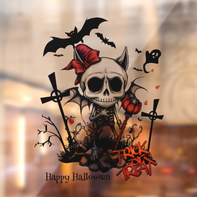 Pumpkin Magic and Bone Fun. Window Cling (Sheet 2)