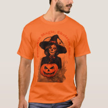 Pumpkin Magic, Skeleton Chic – Halloween Witch