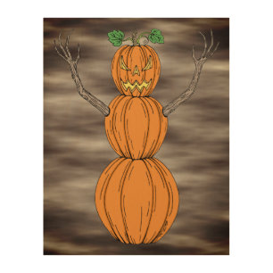 Pumpkin Man Halloween Art