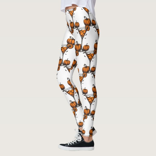 Pumpkin Martini Leggings (Left)