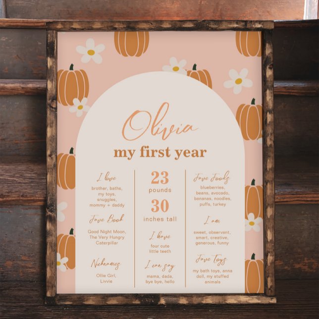 Pumpkin Milestone Poster (Creator Uploaded)