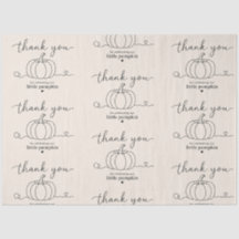Pumpkin Minimalist Thank You