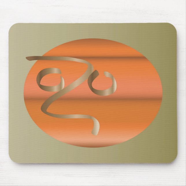 pumpkin mouse pad (Front)