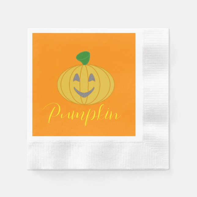 Pumpkin Napkins (Front)