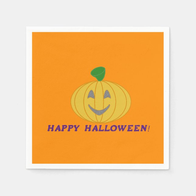 Pumpkin Napkins (Front)