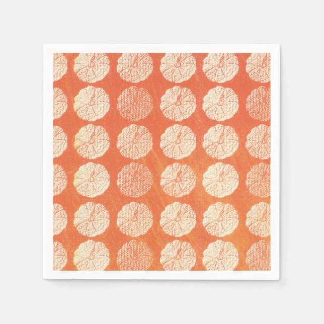Pumpkin  napkins (Front)