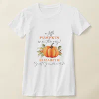 Hey There Pumpkin Graphic Maternity T-Shirt Large White Isabel