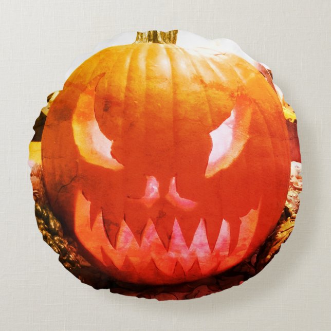 Pumpkin O'Toole  Round Pillow (Front)