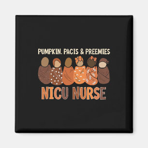 Pumpkin Pacis And Preemies Nicu Nurse Autumn Fall  Magnet