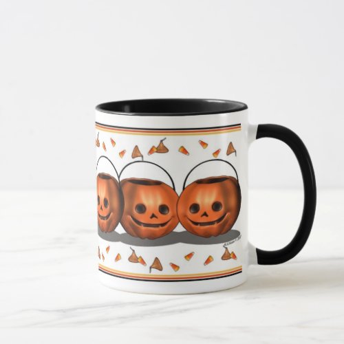 Pumpkin Pail Patch Halloween Mug