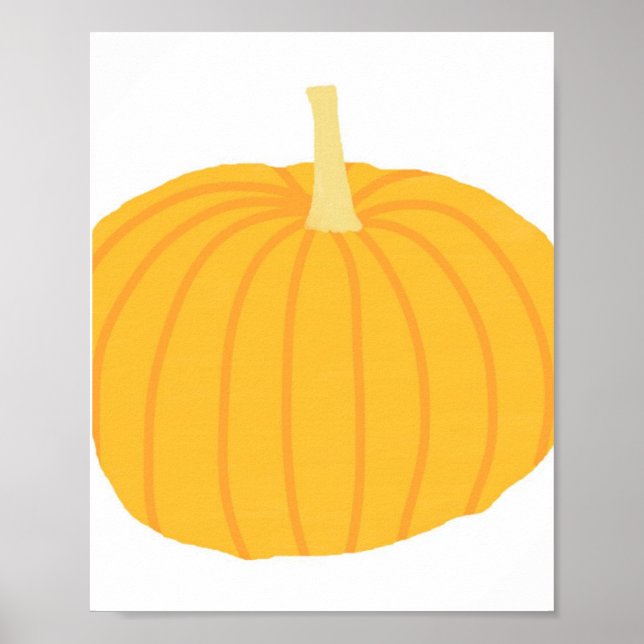 pumpkin painting art poster (Front)