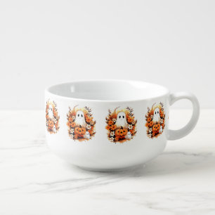 Pumpkin Pal & Autumn Whimsy Halloween Soup Mug