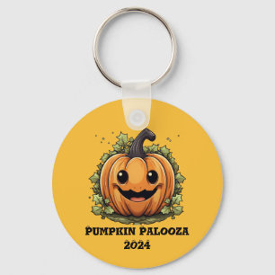 Pumpkin Palooza Party Keychain