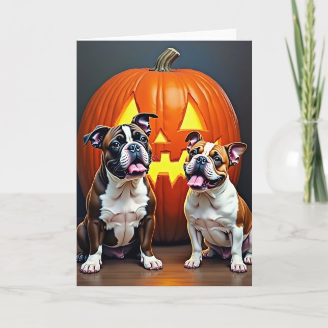 Pumpkin Pals Halloween Card (Front)